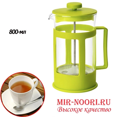 Чайник-пресс пластм.руч.  2312-800 (1х24)