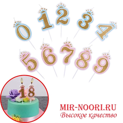 Свечи для торта Цифра 3595 (1х600)