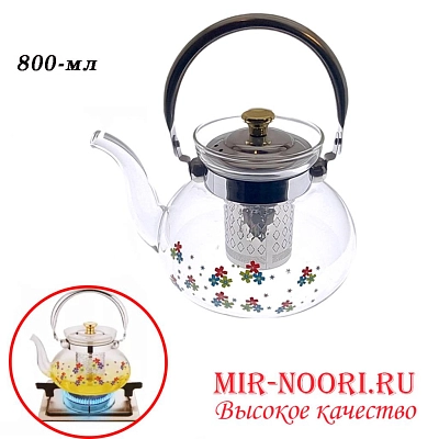 Чайник с ник.ручк. 2086-800 (1х24)