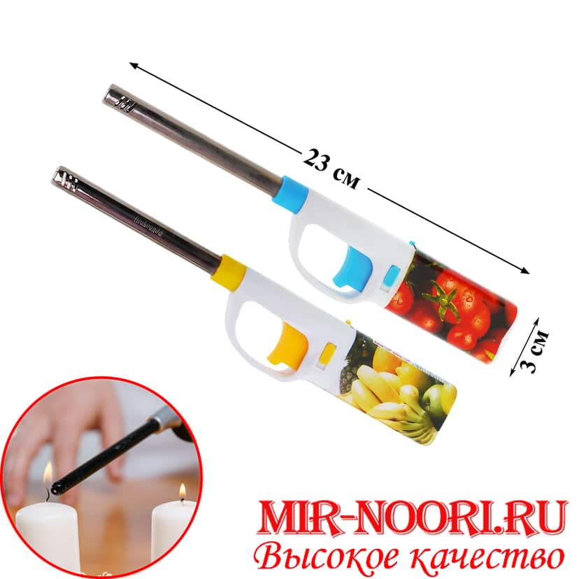 Зажигалка Фрукты б.1109 (1х500)