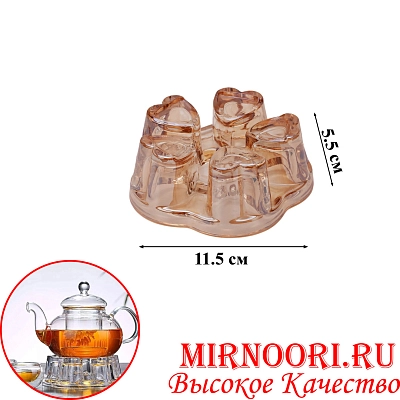 Подставка для чайника медовая маленькая 3495-2(1х36)