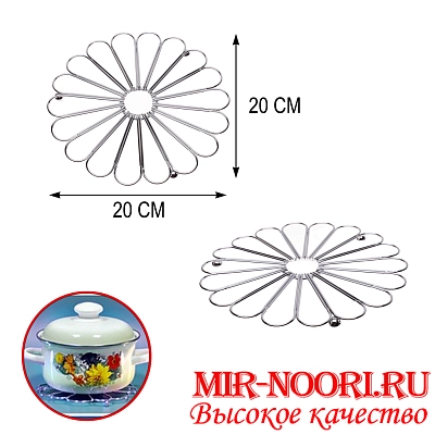 Подставка под горячее серебр.4350 (1х48)